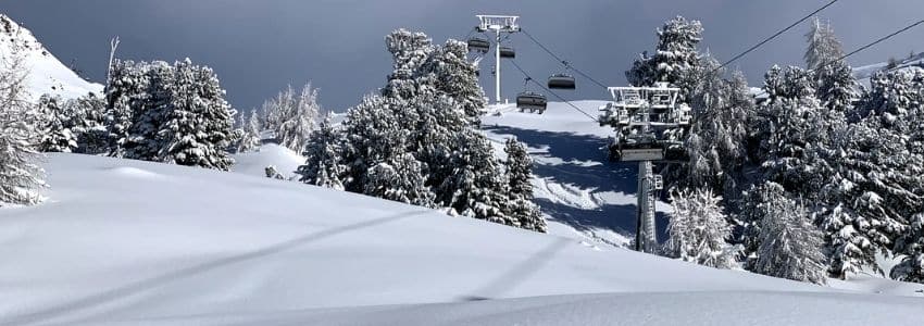 Nyfaldet sne skiferie Ischgl